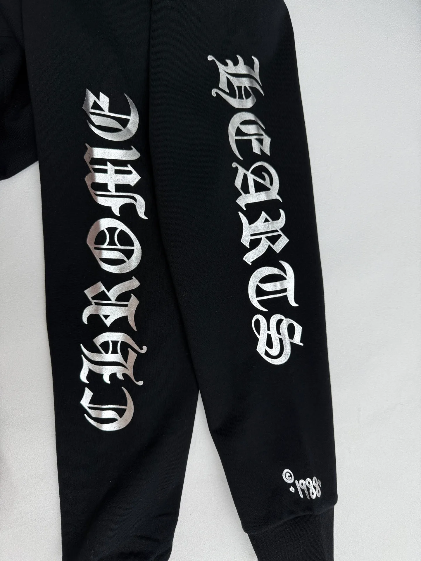 P410 Chrome Hearts Chrome Hearts Sanskrit Printed Hooded Sweatshirt S/M/L